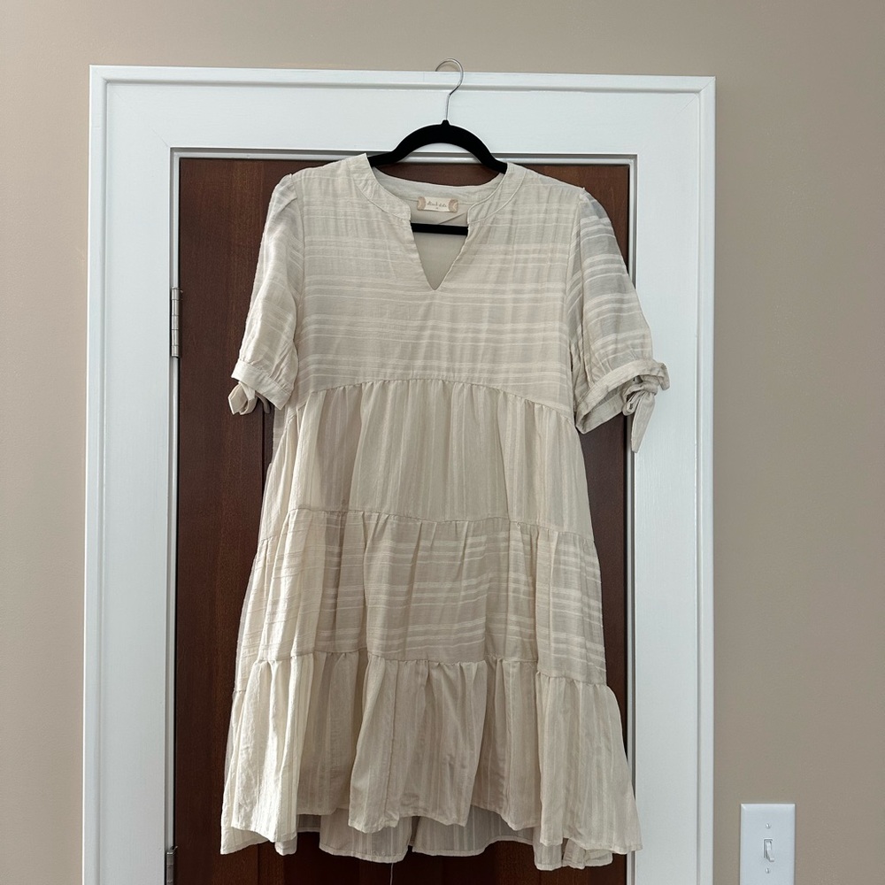 Altar'd State Cream Mini Dress